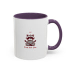 Zen Racoon Coffee Mug - "Find Your Zen" Accent Ceramic Mug
