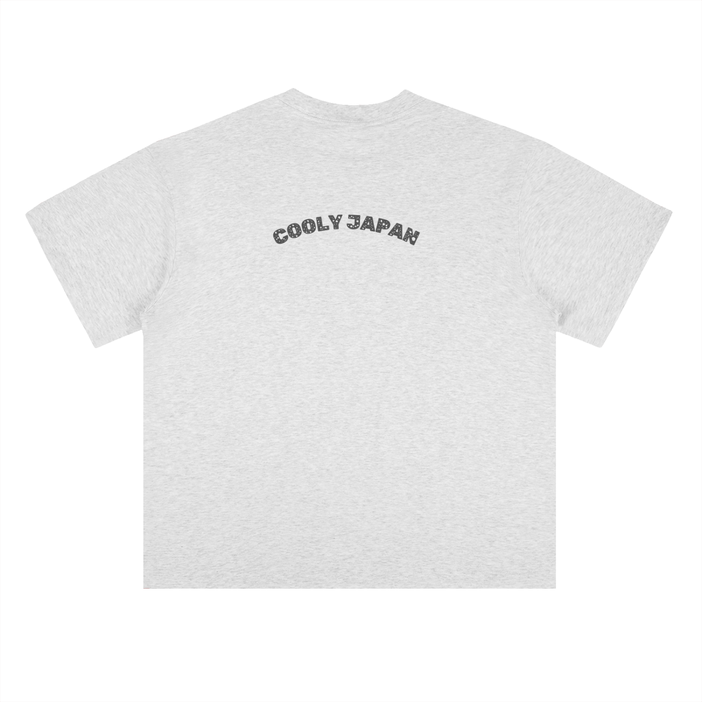 Cooly Japan Rising Sun Logo Tee — Black Oversized Drop-Shoulder T-Shirt (300gsm)