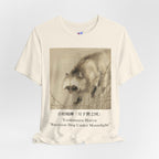 Yoshimura Horyu "Raccoon Dog Under Moonlight",  Japanese Art Museum T-Shirt