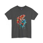 Koi Fish Watercolor T-Shirt — Vibrant Drip Art Tee