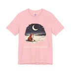 Hokkaido Fox — Kitsune Under the Winter Moon | Japanese Night Fox Graphic Tee