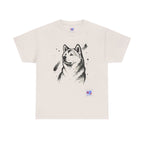 Akita Inu Sumi Ink Portrait T-Shirt — Japanese Ink Wash Dog Tee
