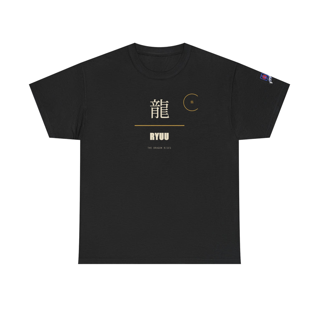 Ryuu Dragon Rises Kanji T-Shirt | Japanese Anime Graphic Tee