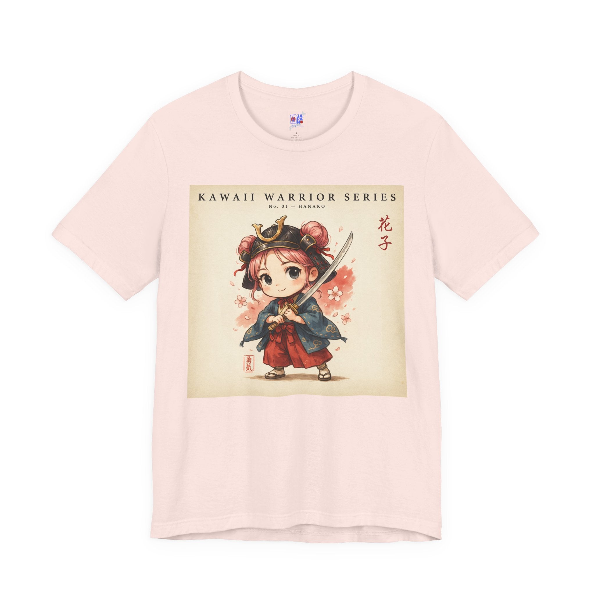 Kawaii Warrior Anime Girl Samurai T-Shirt