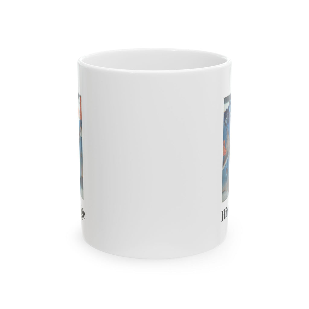 Hiroshige Utagawa Ceramic Mug - Vintage Travel Photo Design Coffee Cup
