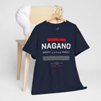 Nagano T-Shirt | 長野 Japanese Alps & Snow Monkey Japan City Tee | Designed by Japanese