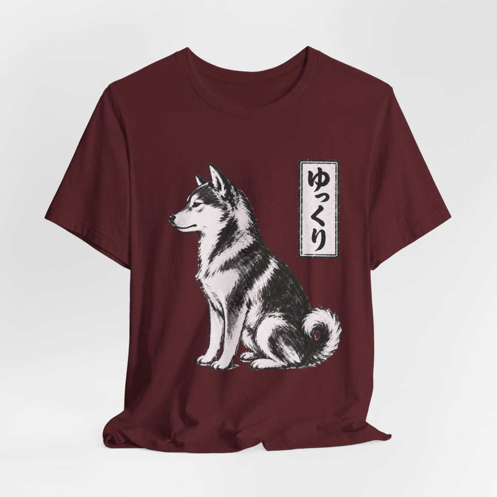 Akita Inu Portrait Tee | Japanese Dog Art T-Shirt