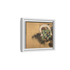 Fujin Wind God Framed Canvas Print, Ogata Korin Edo Period Japanese Art, Rinpa Schoo, Museum Reproduction, Japanese Mythology Wall Art