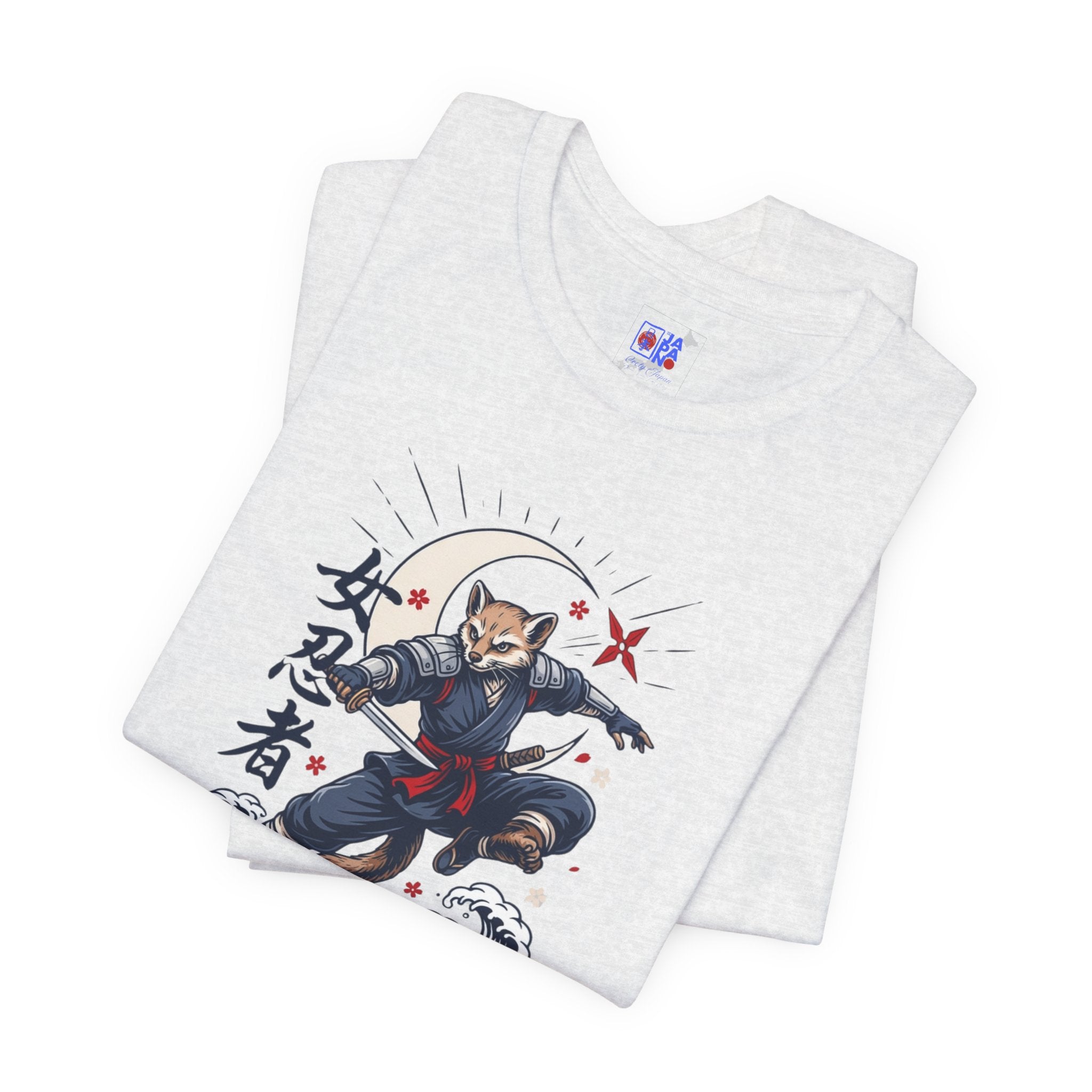 Ninja Cat Tee — Japanese Samurai Cat Graphic T-Shirt
