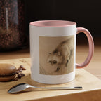 Yoshimura Hōryū "Raccoon Dog Under Moonlight" | Edo-period Japanese Art Mug — Museum Collection