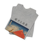 Shiba Inu & Hokusai T-Shirt | Mount Fuji Japanese Print