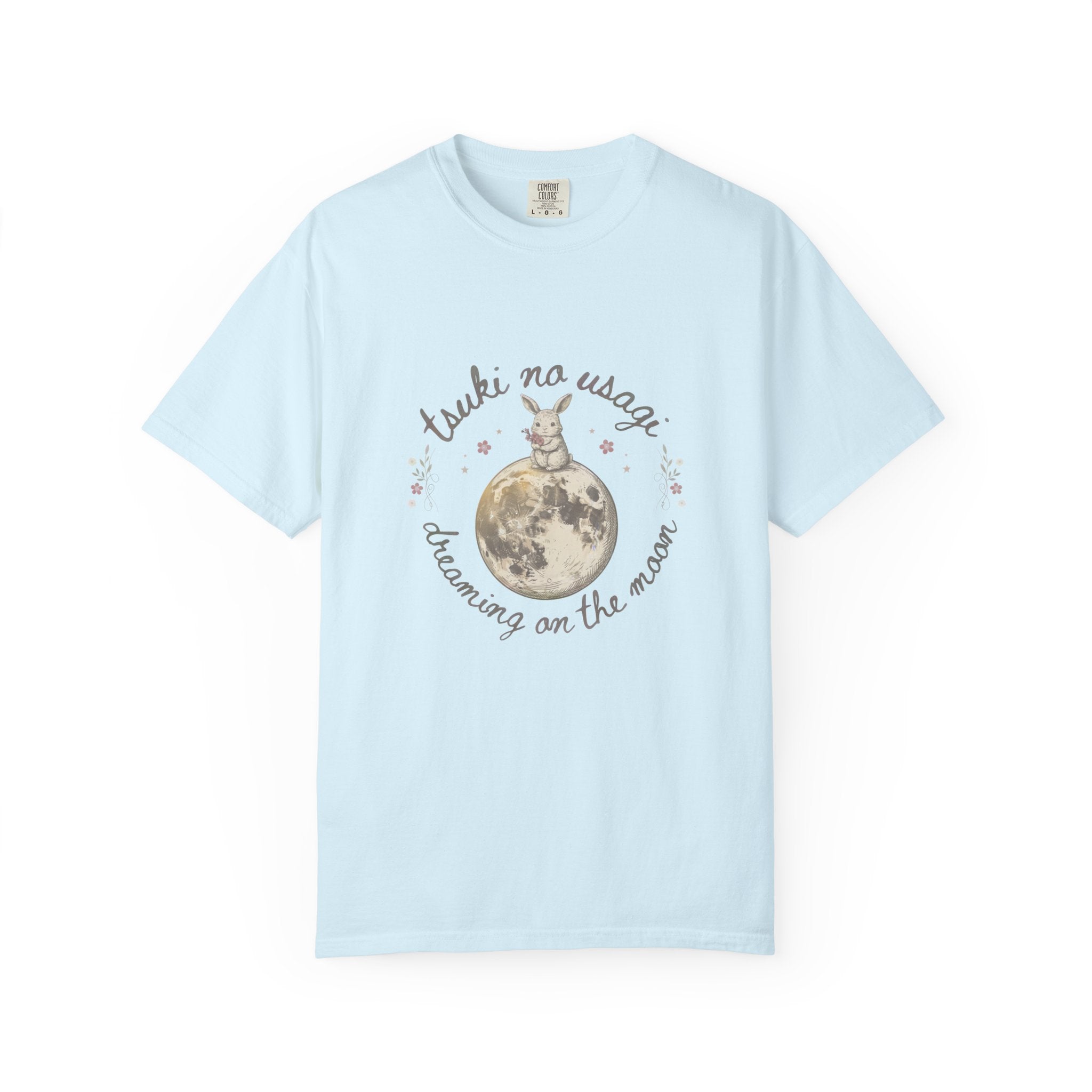Moon Rabbit T-Shirt — "Tsuki no Usagi / Dreaming on the Moon" Vintage Graphic Tee