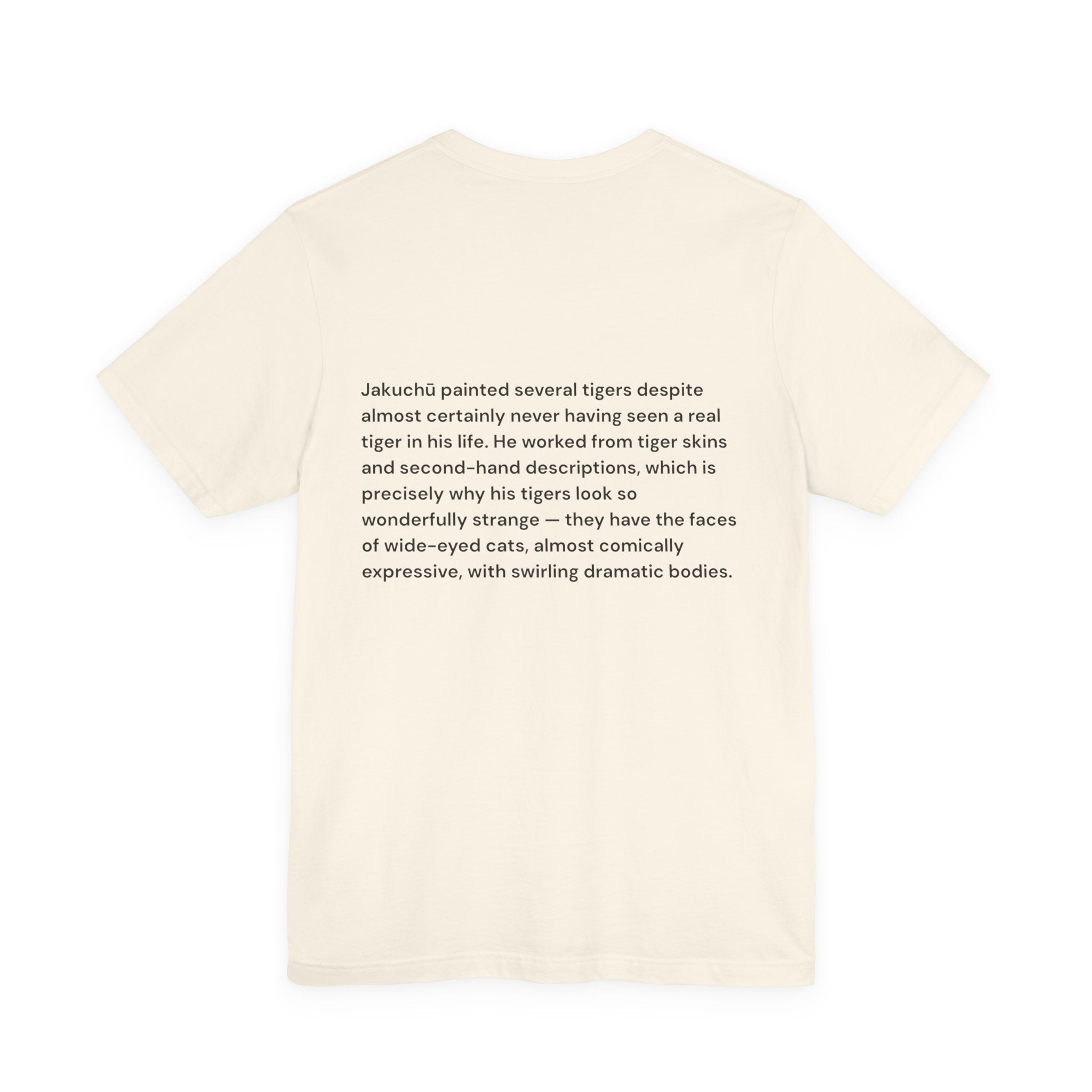 Jakuchū Itō Tiger Tee — Edo Period Japanese Art | 伊藤若冲 Front & Back Print Unisex T-Shirt