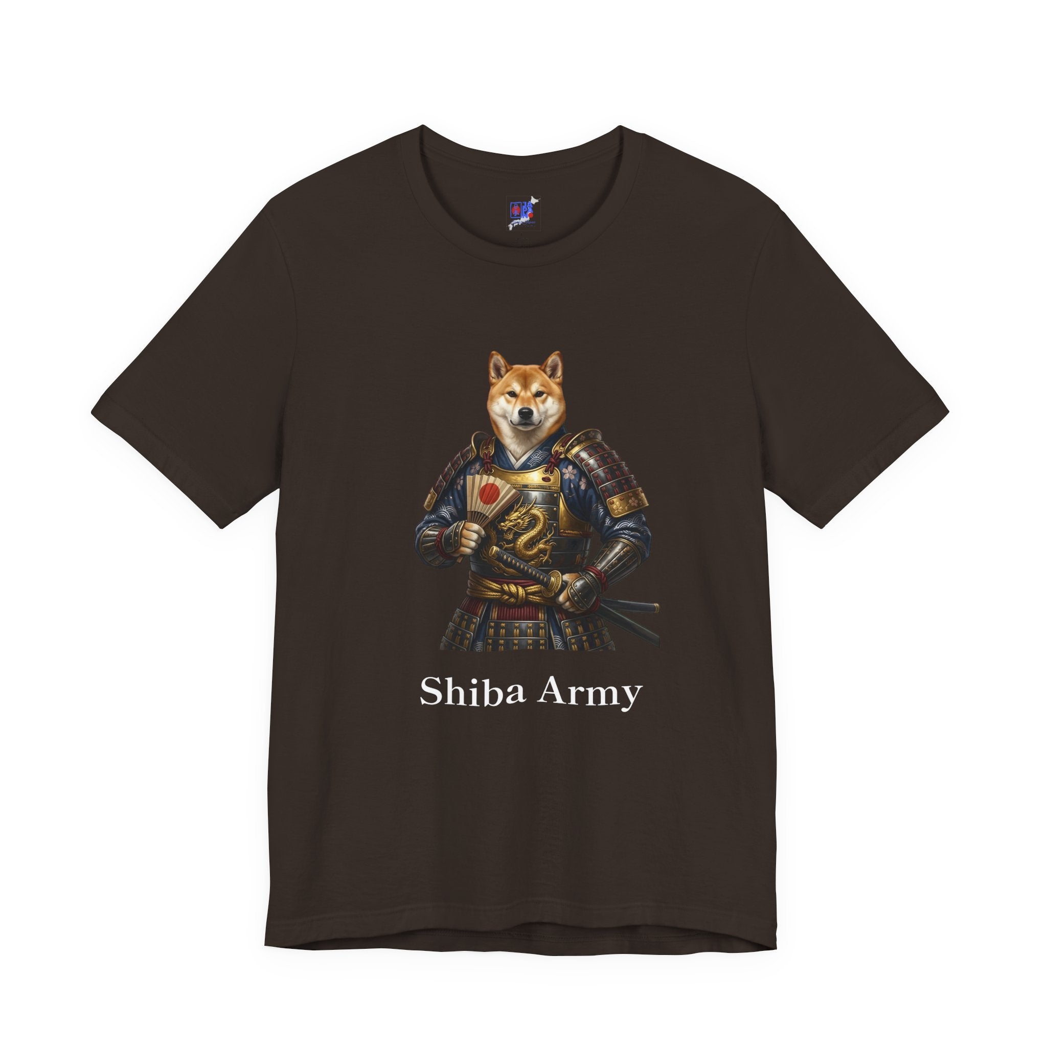 Samurai Shiba Inu T-Shirt, Shiba Army Japanese Warrior Dog Tee, Funny Dog Lover Gift - Cute Anime Samurai Shirt