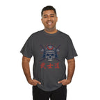Samurai Skull T-Shirt — 武士道 Bushido Men's Graphic Tee | Japanese Warrior Dark Streetwear Shirt