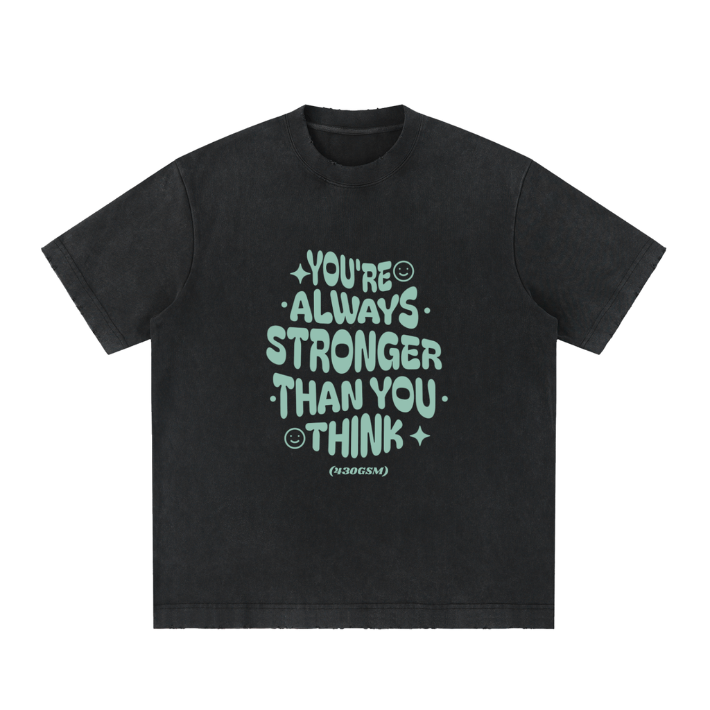 YOIYOI ART Lab — Strong & Durable Heavyweight Tee | 430GSM Vintage Wash | Think Long Term