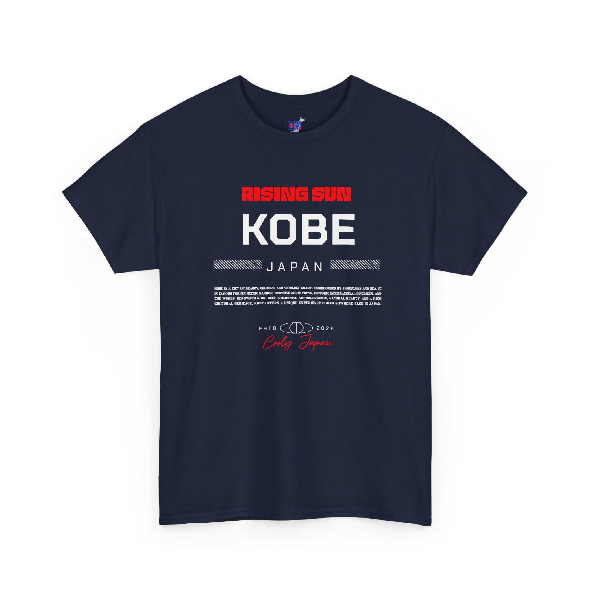 Kobe T-Shirt | 神戸 Rokko Mountains & Harbor City Japan Tee | Designed by Japanese