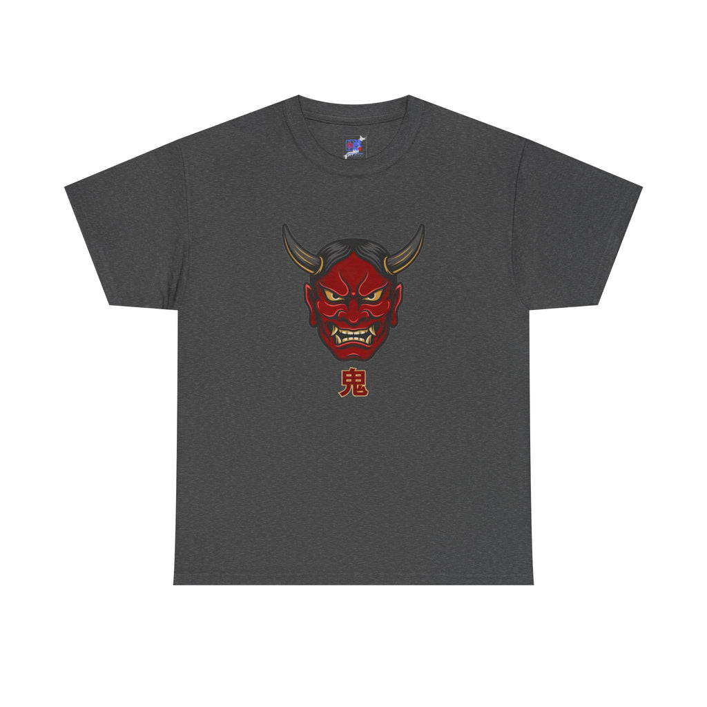 Red Oni Mask T-Shirt | Japanese Demon Hannya Graphic Tee