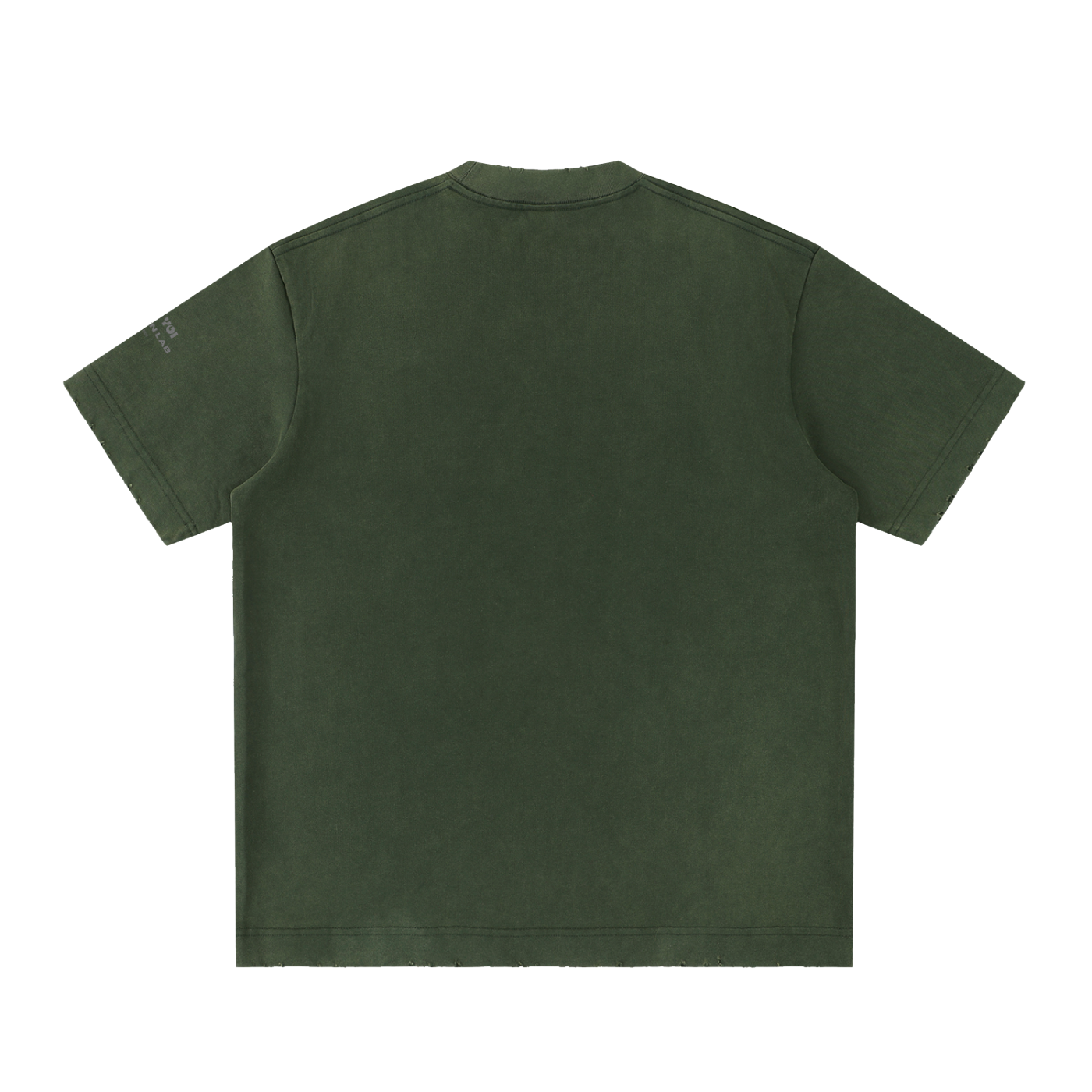 Heavyweight Vintage Washed Frayed T-Shirt (430gsm)