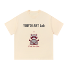 YOIYOI ART Lab — Zen Tanuki "Find Your Zen" Tee (Unisex)