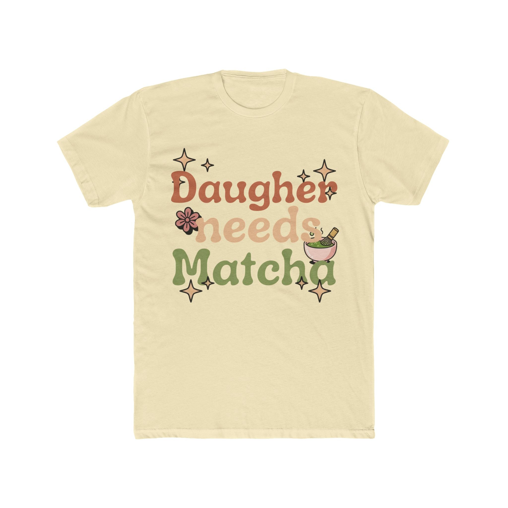 Daughter Needs Matcha Tee | Front-Print Whisk & Bowl Graphic | Matcha Collection