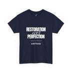 Kintsugi 'Restoration Over Perfection' T‑Shirt — Inspirational Graphic Tee