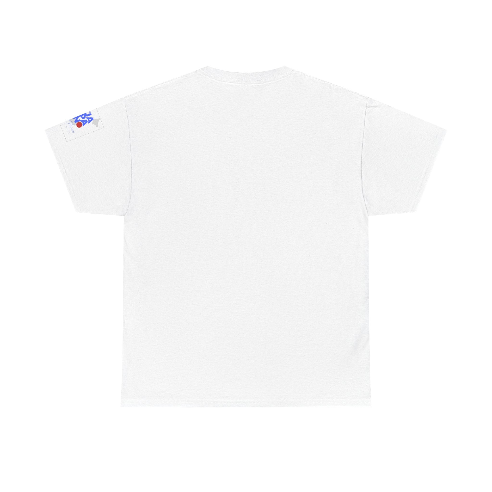 Japan Cityscape T-Shirt — Detailed Black & White Urban Illustration