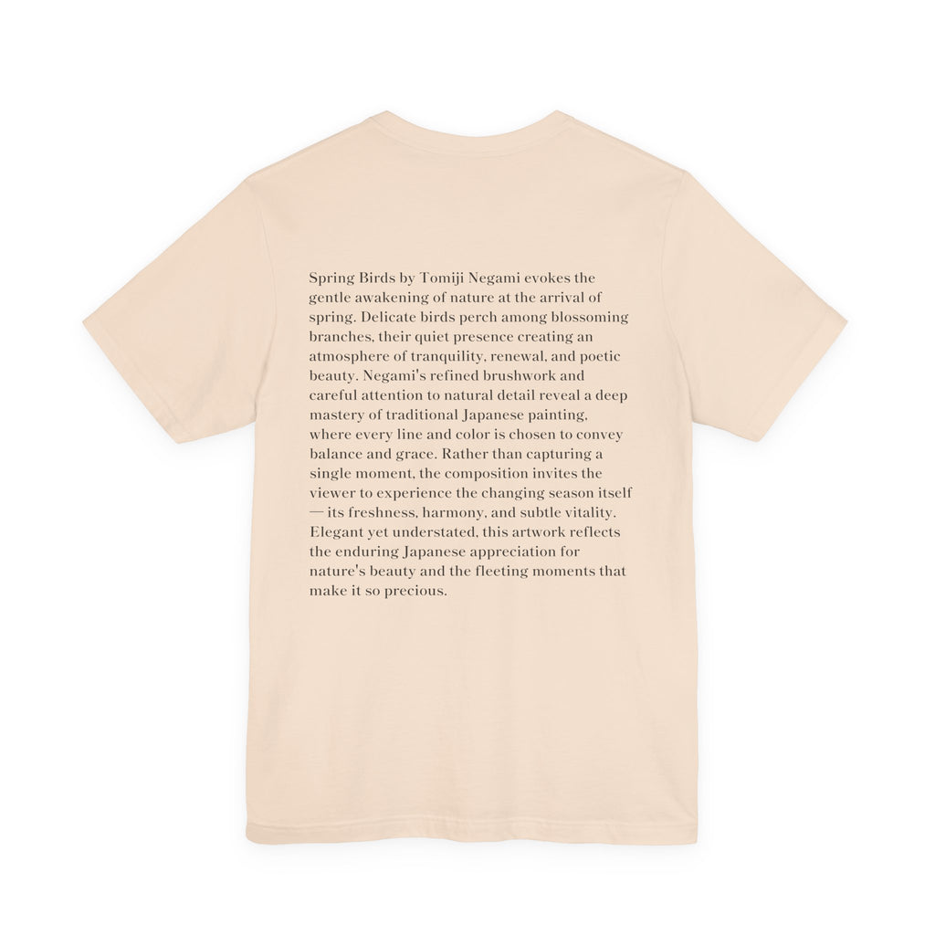Tomiji Negami "Spring Birds", Japanese Art Museum T-Shirt
