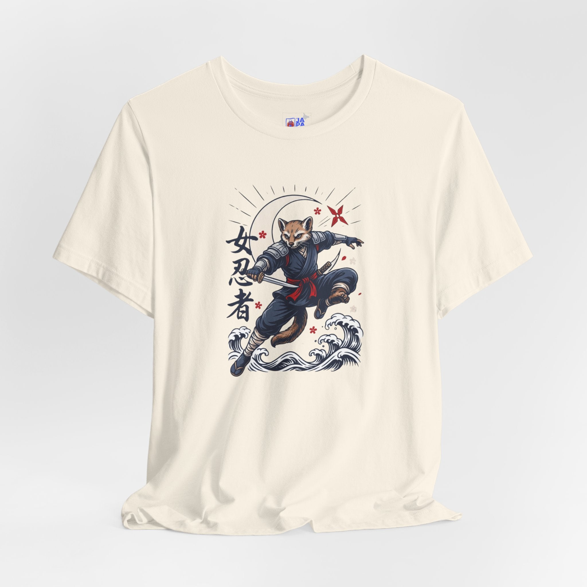 Ninja Cat Tee — Japanese Samurai Cat Graphic T-Shirt