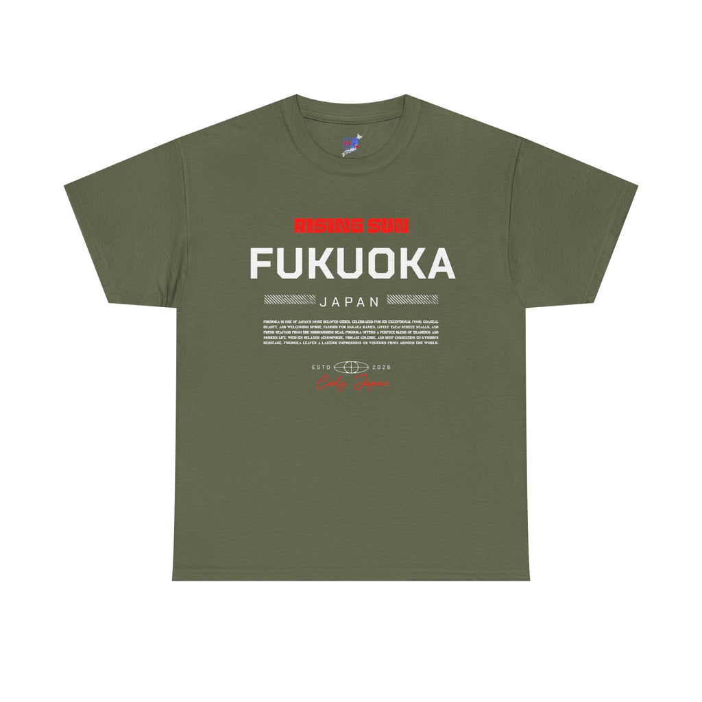 Fukuoka T-Shirt | 福岡 Hakata Ramen Front & Back Print | Japan City Series Tee