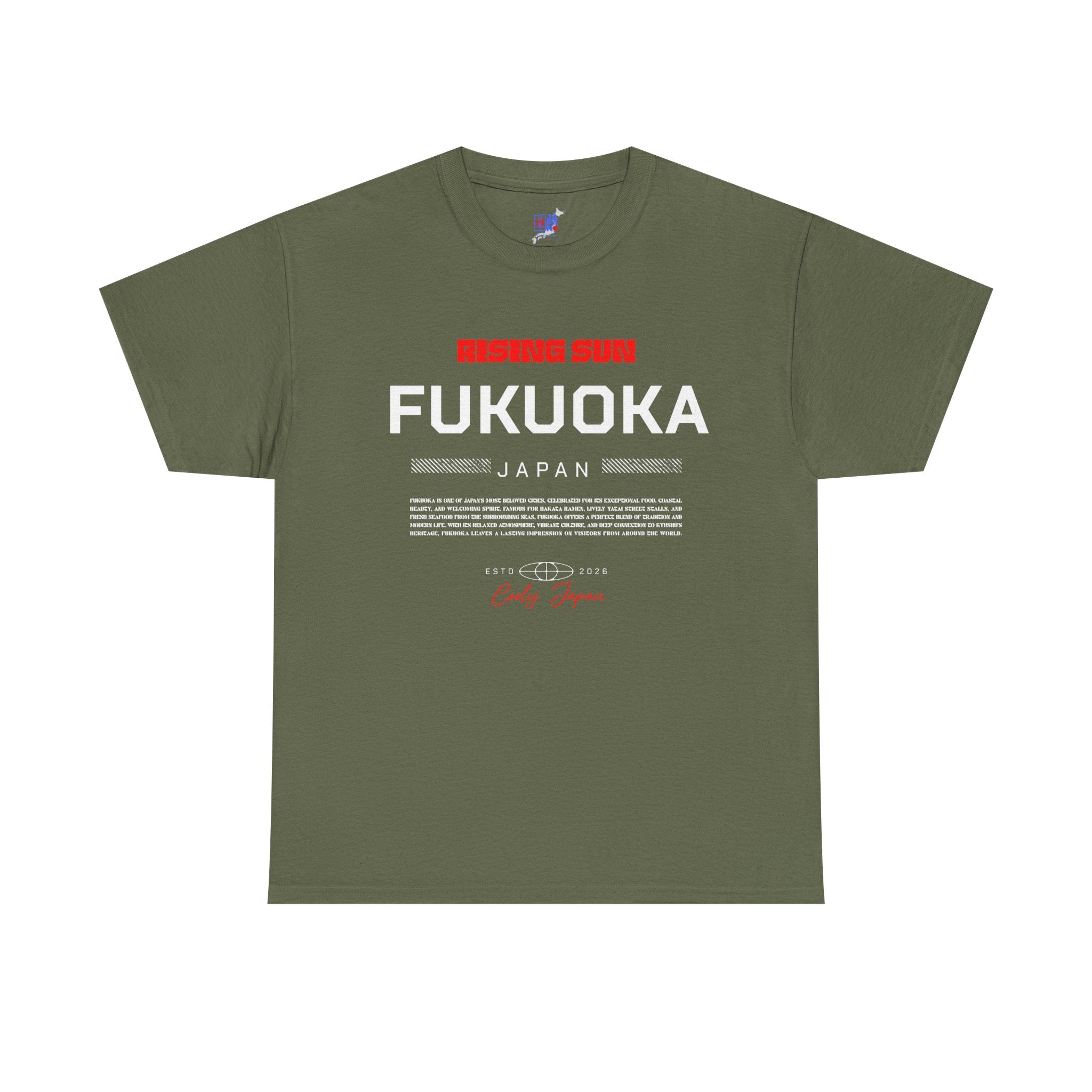 Fukuoka T-Shirt | 福岡 Hakata Ramen Front & Back Print | Japan City Series Tee