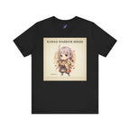 Kawaii Warrior Series T-Shirt, Cute Anime Chibi Warrior Graphic Tee