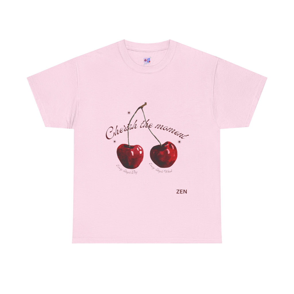 Cherish the Moment Cherry Graphic Tee