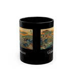 Hokusai Katsushika Hokusai Ukiyo-e Black Coffee Mug (11oz/15oz)
