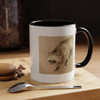 Yoshimura Hōryū "Raccoon Dog Under Moonlight" | Edo-period Japanese Art Mug — Museum Collection