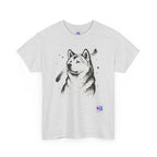 Akita Inu Sumi Ink Portrait T-Shirt — Japanese Ink Wash Dog Tee