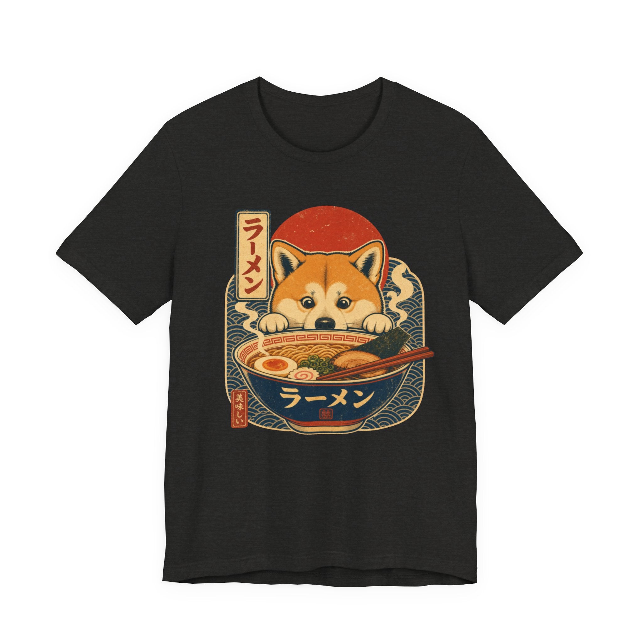 Kawaii Shiba Inu Ramen T-Shirt — Cute Japanese Dog Noodle Tee (Happy Ramen Gift)