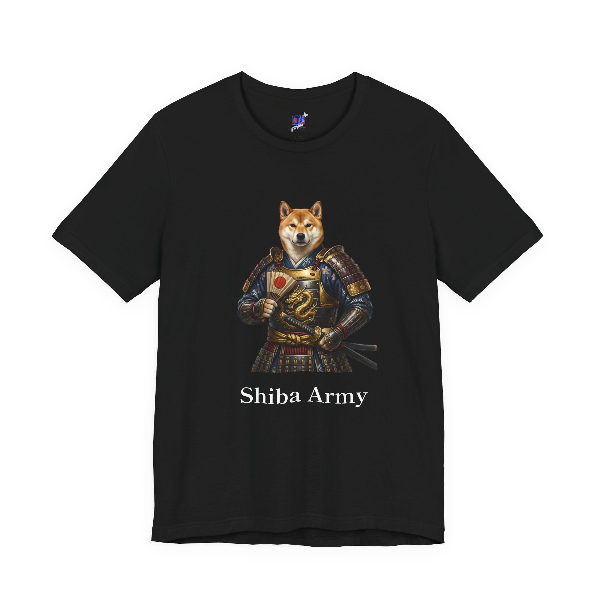 Samurai Shiba Inu T-Shirt, Shiba Army Japanese Warrior Dog Tee, Funny Dog Lover Gift - Cute Anime Samurai Shirt