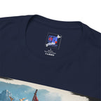 Snow Leopard Samurai T-Shirt — 雪豹武士 Soul of the Snow Mountain | Yukihyo Bushi Japanese Warrior Spirit Graphic Tee
