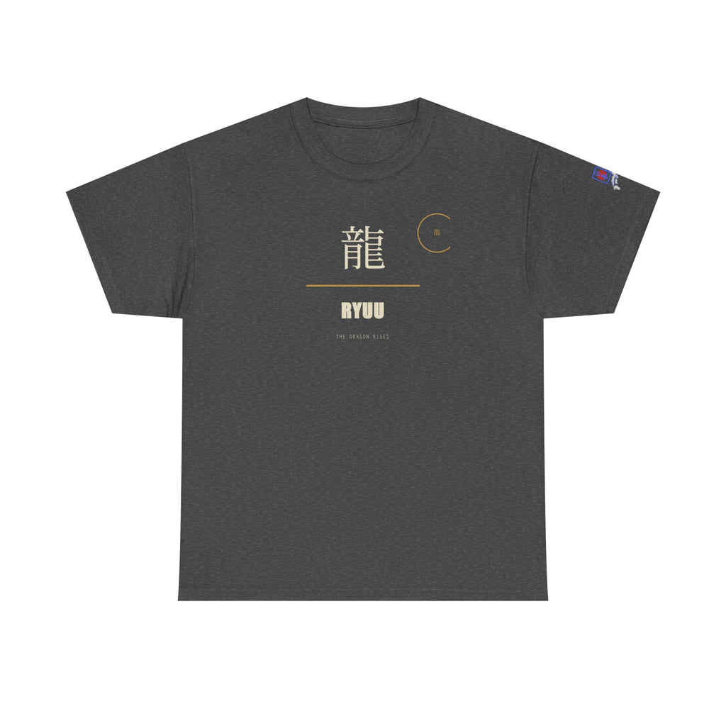 Ryuu Dragon Rises Kanji T-Shirt | Japanese Anime Graphic Tee