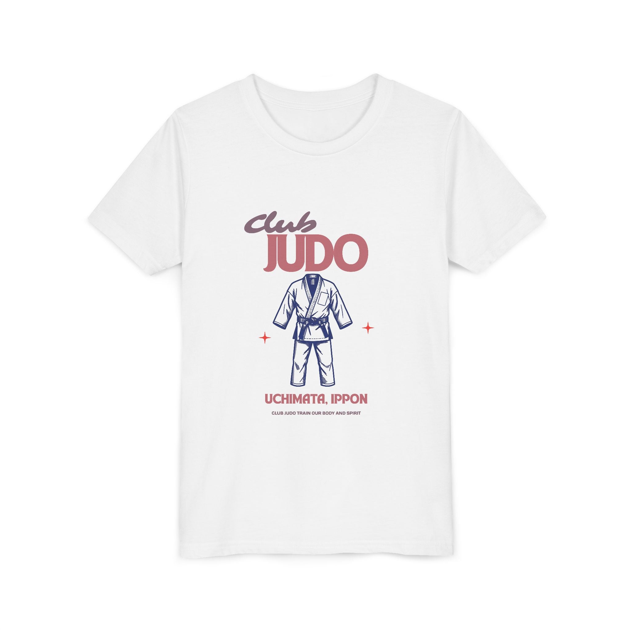 Kids Judo Shirt | Uchimata Ippon Tee | Funny Martial Arts T-Shirt for Boys & Girls | Japanese Judo Club Graphic Tee | Youth Judoka Gift