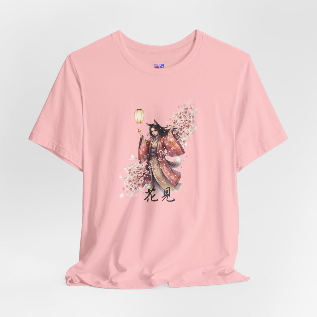 Cherry Blossom Kimono Tee — Hanami Floral Japanese Art T-Shirt