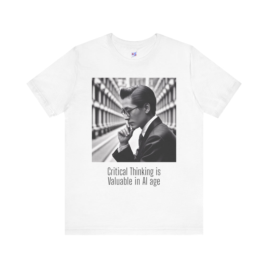 Critical Thinking T-Shirt, Intellectual Tee, Philosophical Satire Shirt, Thinker Gift,  Academic Humor Tee,  Deep Thinker Gift