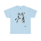 Akita Inu Sumi Ink Portrait T-Shirt — Japanese Ink Wash Dog Tee