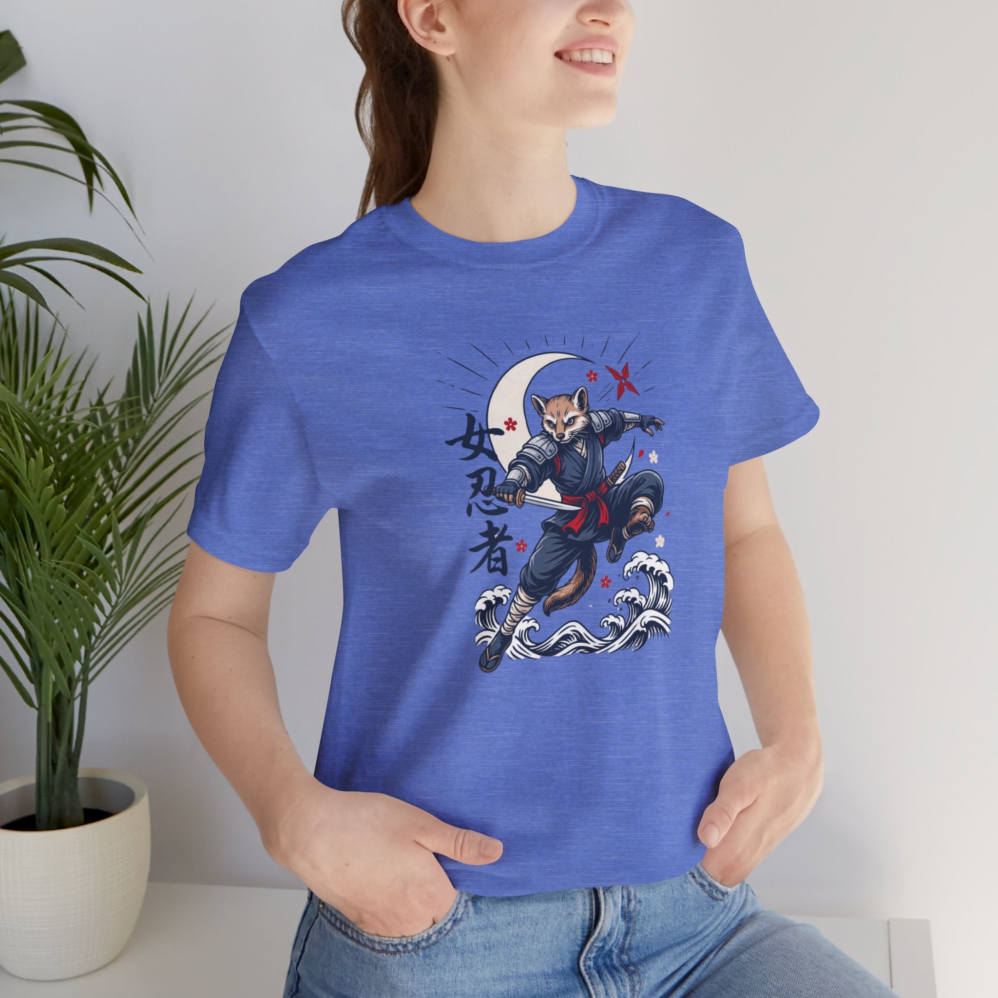Ninja Cat Tee — Japanese Samurai Cat Graphic T-Shirt