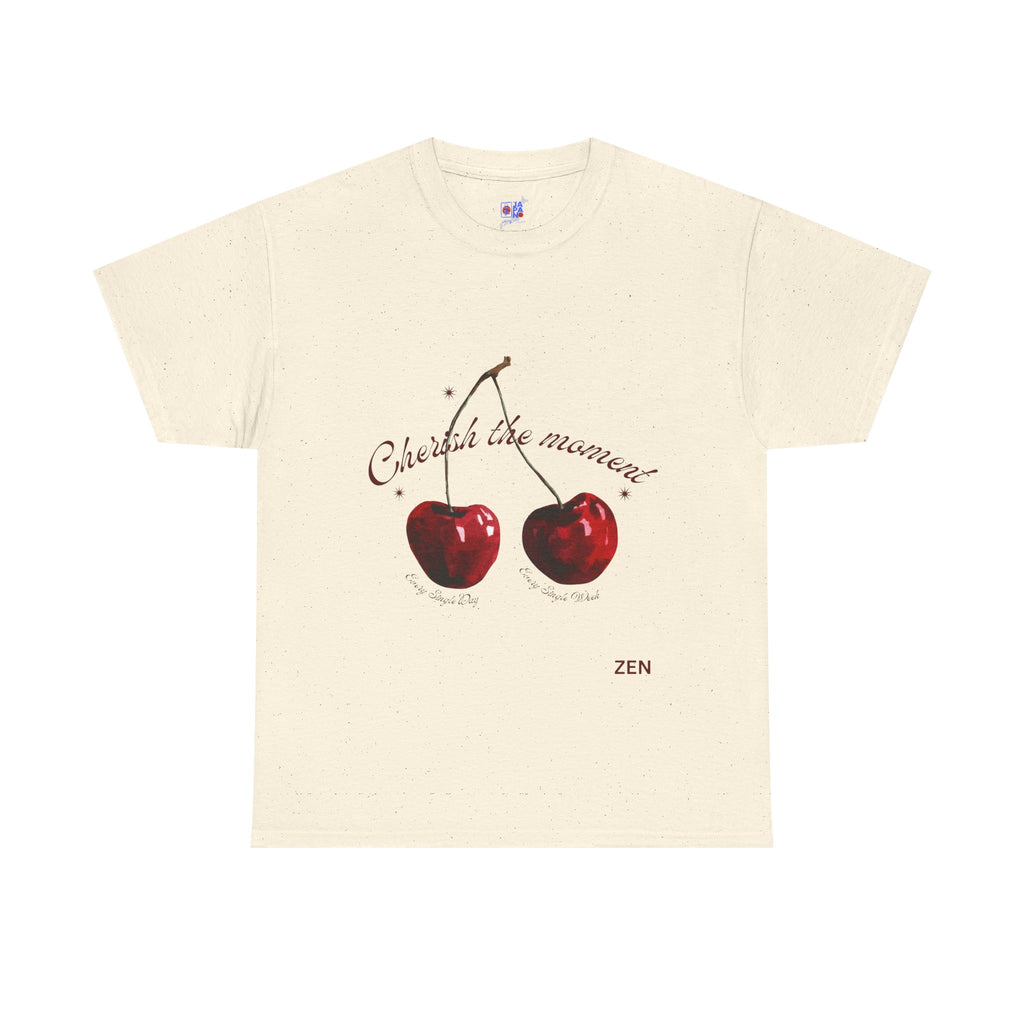 Cherish the Moment Cherry Graphic Tee
