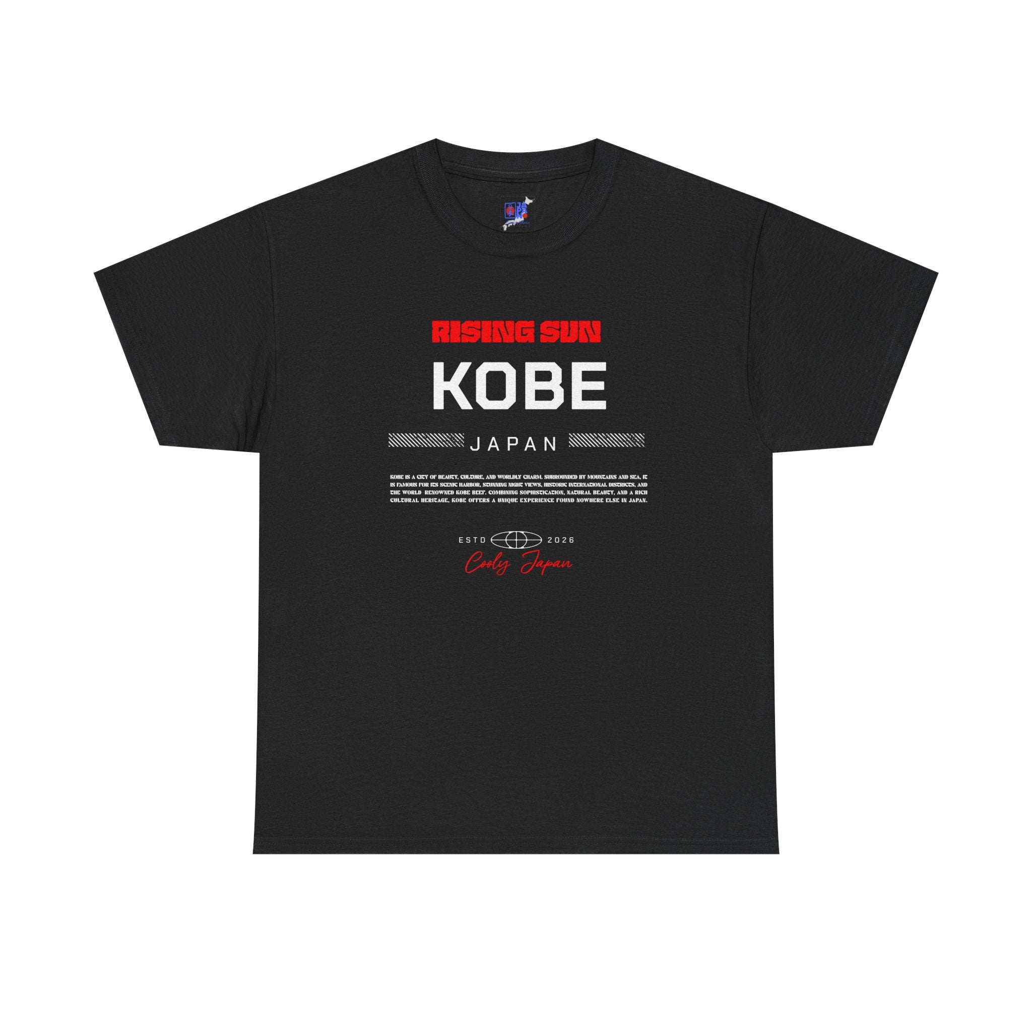 Kobe T-Shirt | 神戸 Rokko Mountains & Harbor City Japan Tee | Designed by Japanese
