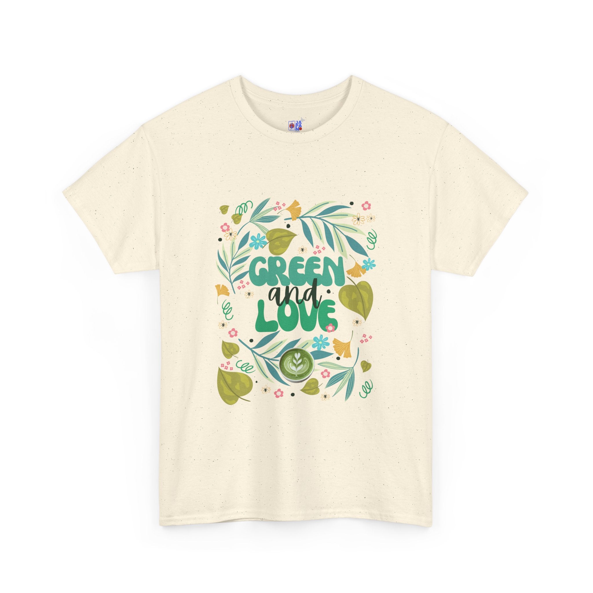 Eco Plant Lover T-Shirt — "Green and Love" Graphic Tee