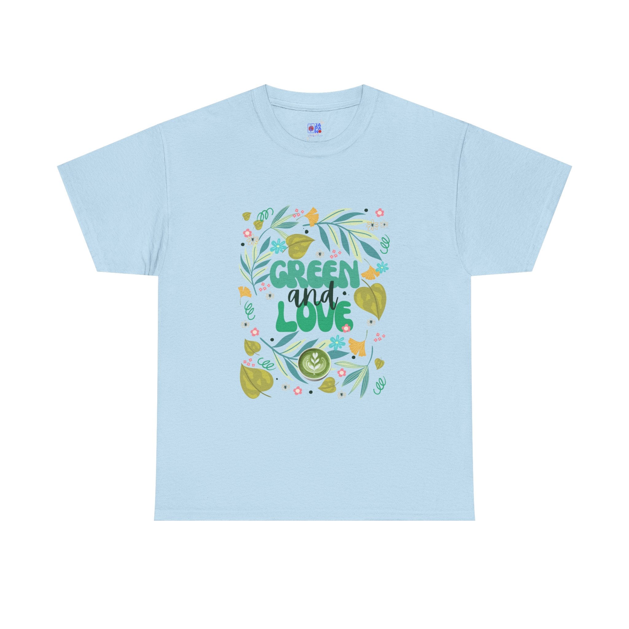 Eco Plant Lover T-Shirt — "Green and Love" Graphic Tee