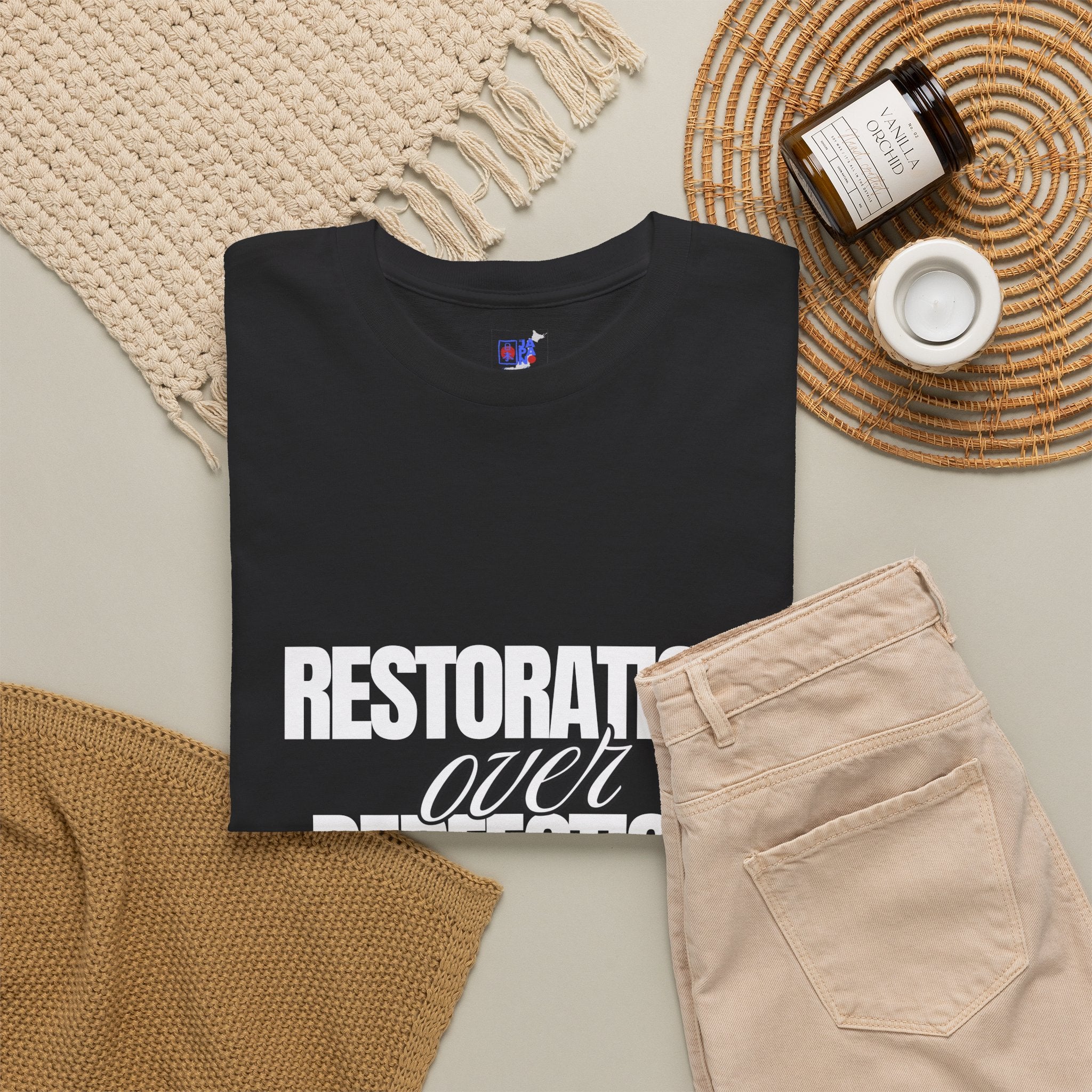 Kintsugi 'Restoration Over Perfection' T‑Shirt — Inspirational Graphic Tee